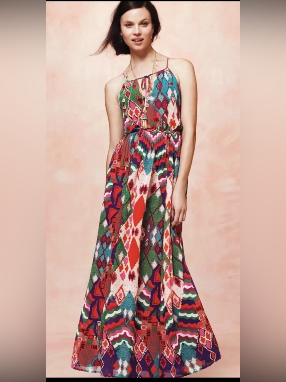 MAEVE Tarana maxi printed dress size 8 - Picture 1 of 9